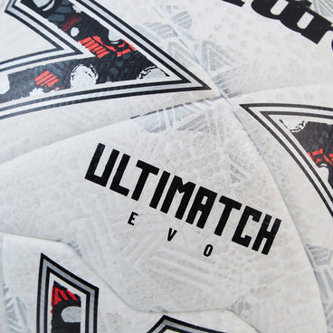 Back view of the Mitre Ultimatch Evo Football White