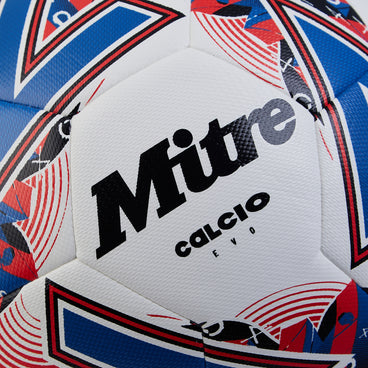 Back view of the Mitre Calcio Evo Football White and Black