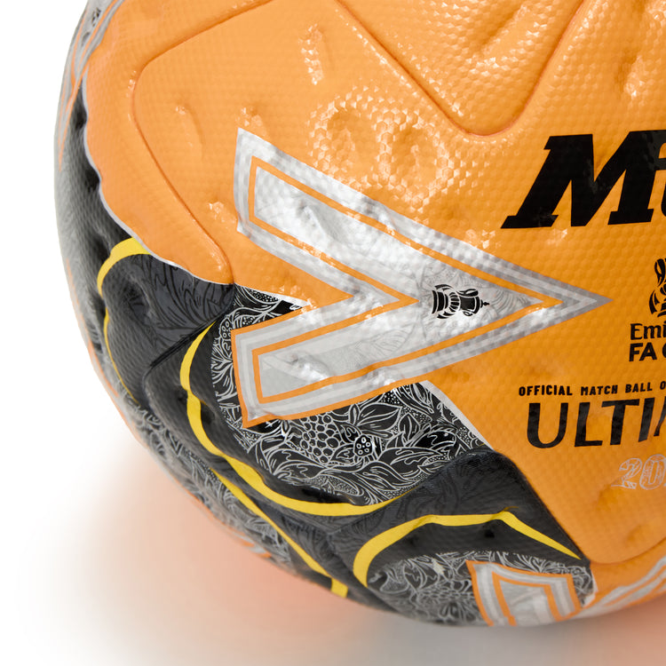 Mens FA Cup Ultimax Pro Football Fluo Orange