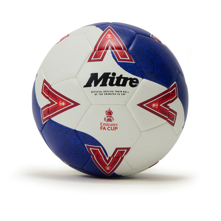 Mens FA Cup Train Football White/Blue/Red