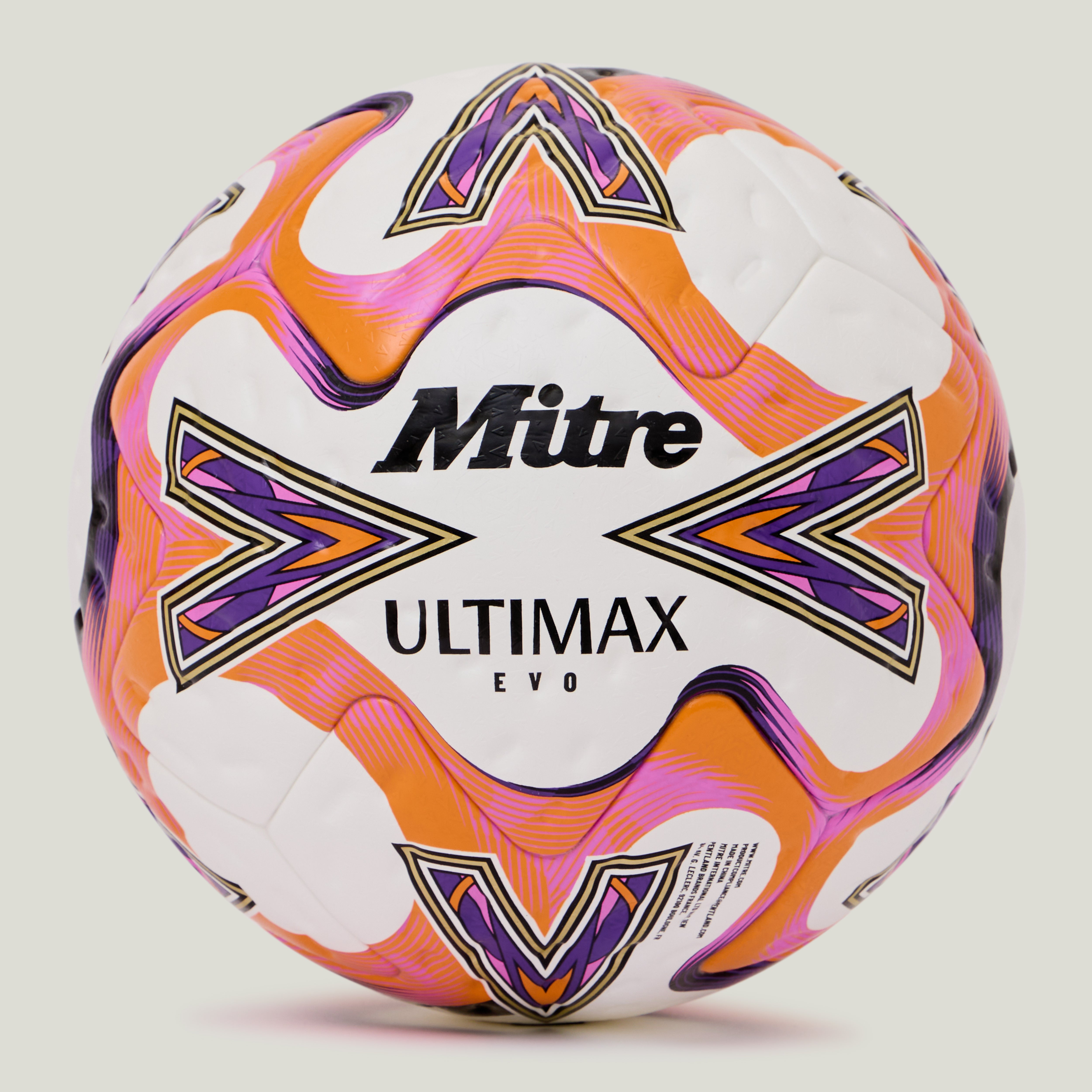 Ultimax Evo 26 Football White/Orange/Purple – Mitre