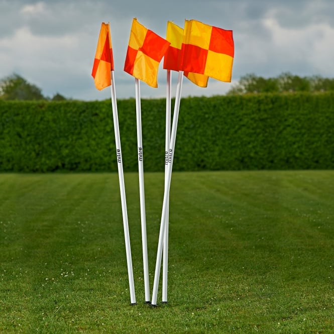 Standard Corner Flags White
