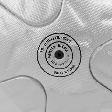 Back ¾ right view of the  Emirates FA Cup Final Ultimax Pro Football Yellow, Navy and Blue