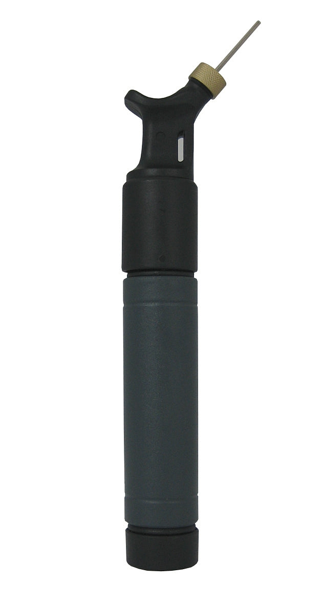 Front view of the Mitre Deluxe Double Action Pump Black