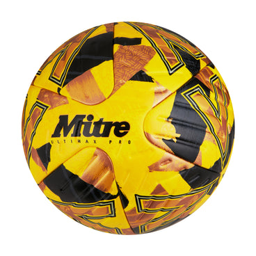 Front ¾ left view of the Mitre England Football White and Red