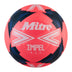 Front view of the Mitre Impel One Football Pink and White