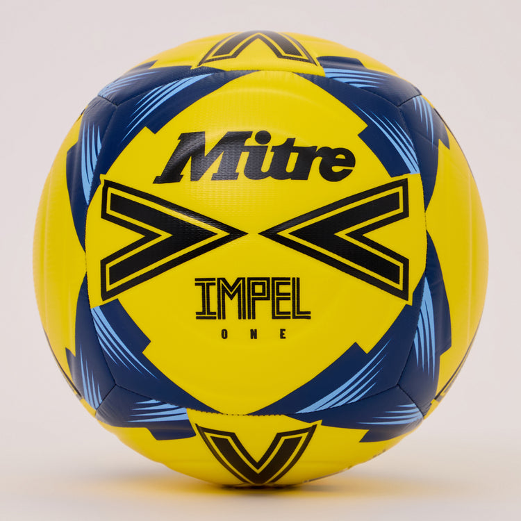 Impel One Football Fluo Yellow/Black/Blue