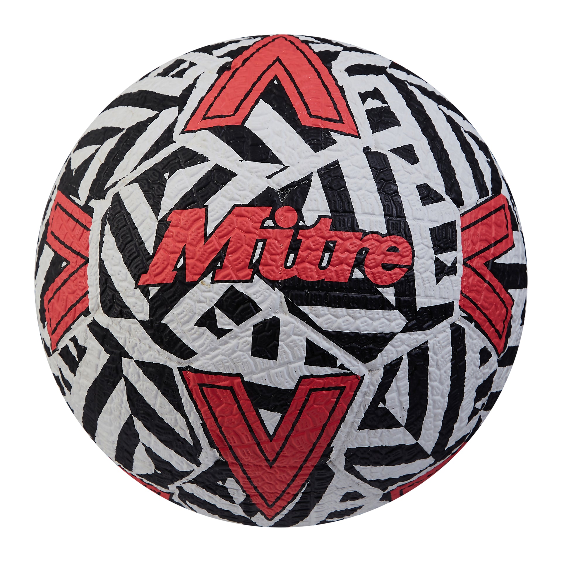 Street Soccer Football White Black