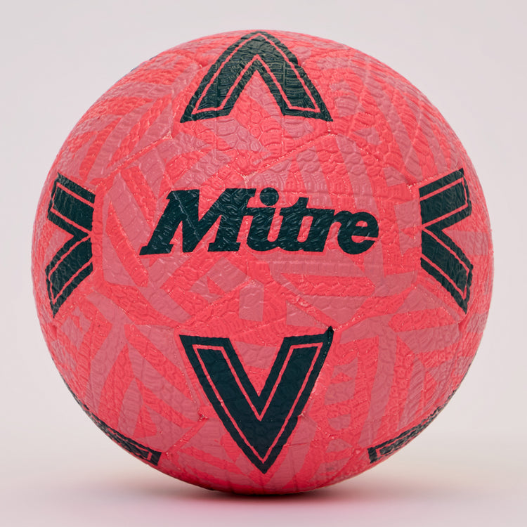 Street Soccer Football Fluo Pink/Black/Purple