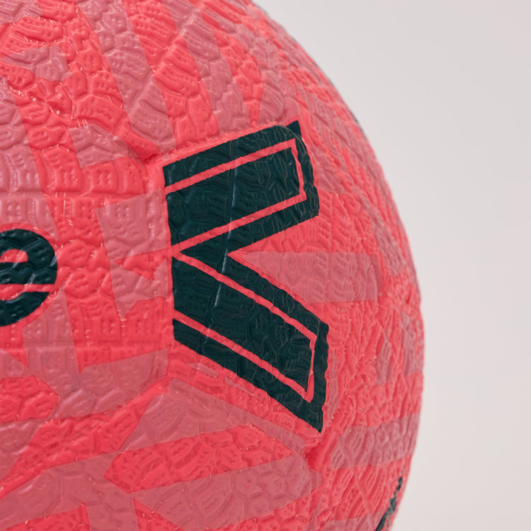 Street Soccer Football Fluo Pink/Black/Purple