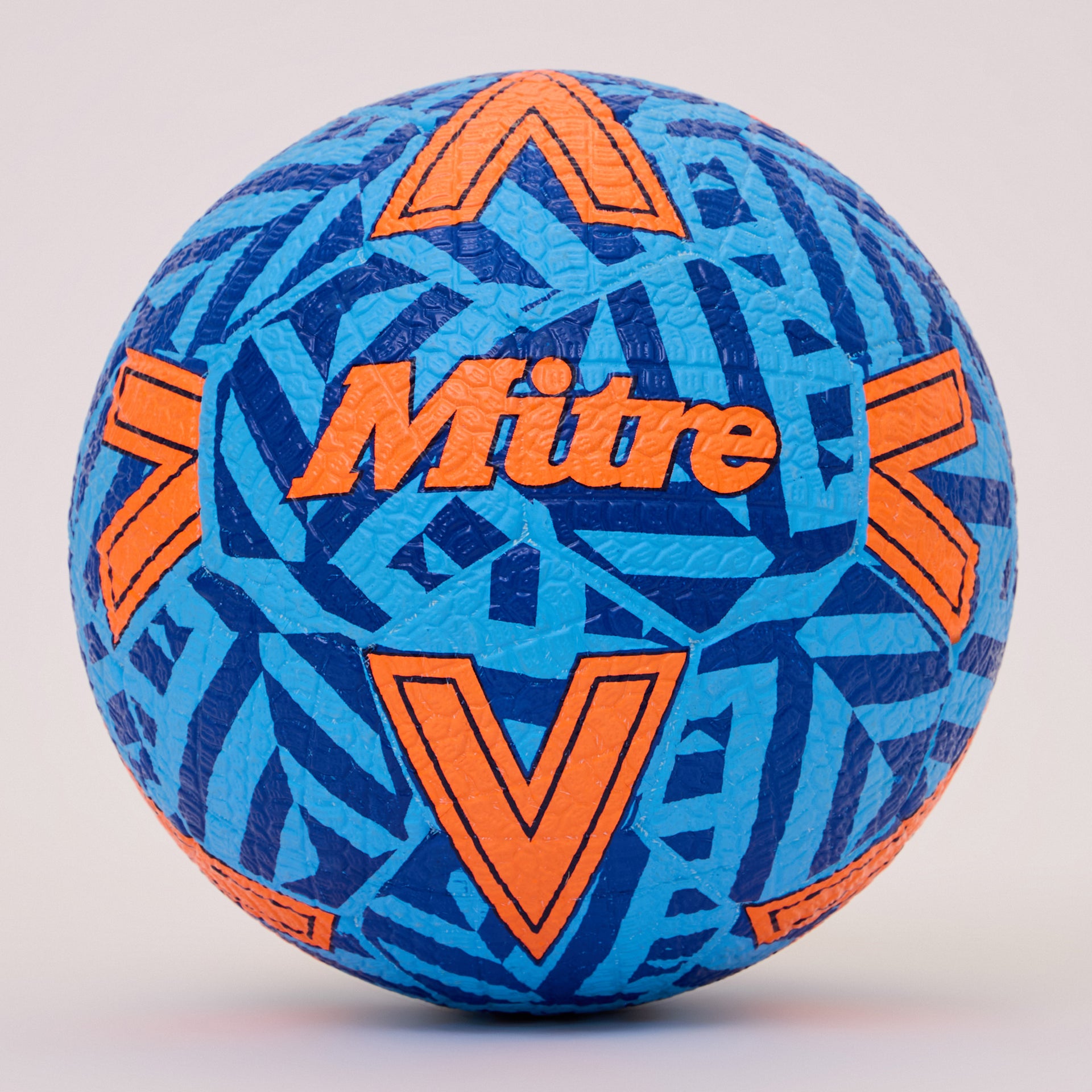 Street Soccer Football Orange Blue Dark