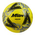 Front view of the Mitre Calcio Football Yellow and Black
