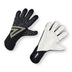 Front view of the Mitre Ultimatch Glove Black and White