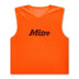Front view of the Mitre Pro Training Bibs Orange