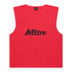 Front view of the Mitre Pro Training Bibs Red