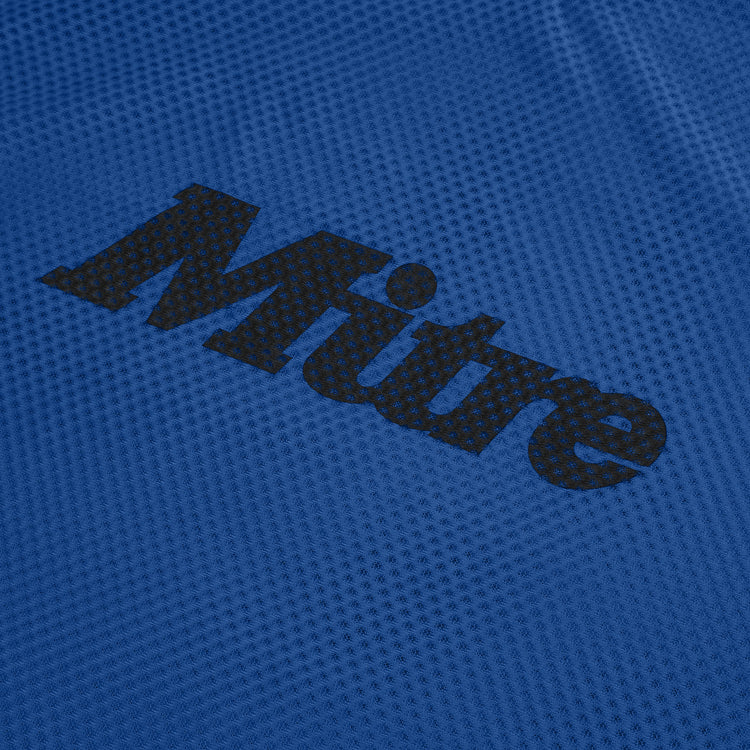 Front ¾ right view of the Mitre Pro Training Bibs Blue
