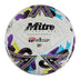 Front view of the Mitre Women's FA Cup Ultimax Pro Football White, Purple and Green
