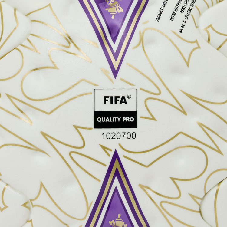 Womens FA Cup Final Ultimax Pro Football White/Purple