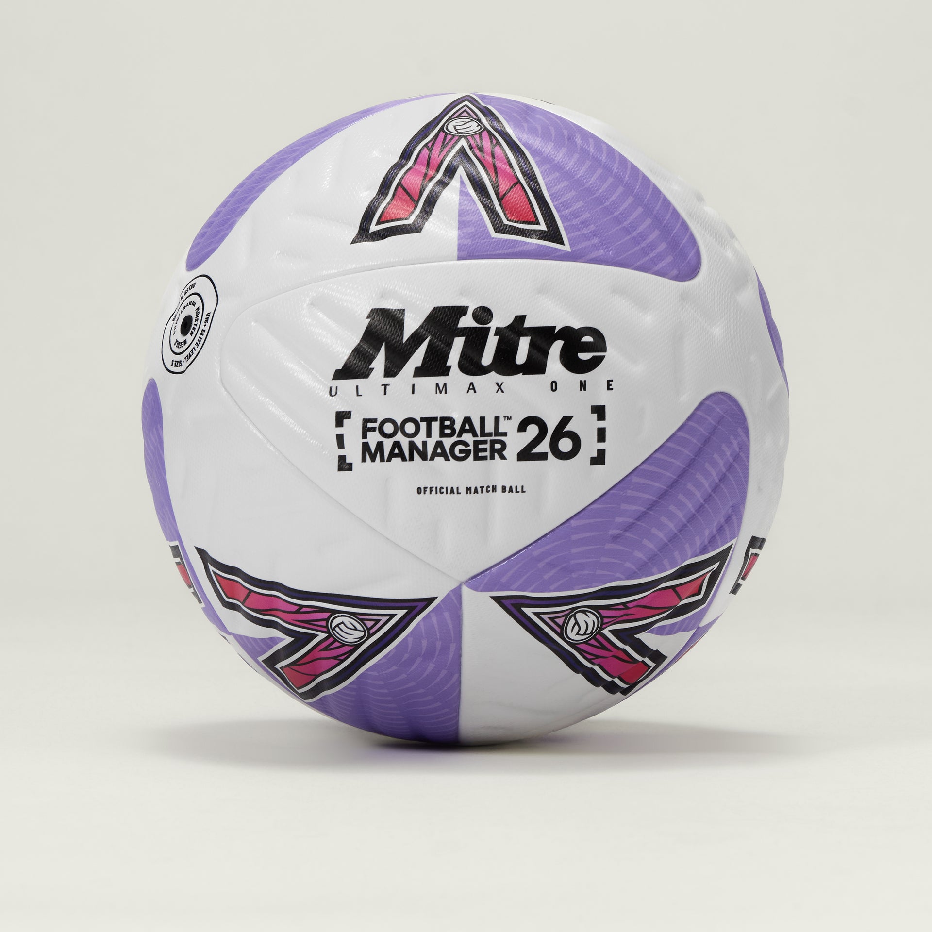 Football Manager 26 Ultimax One Football White Purple Black
