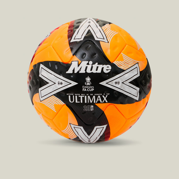 Emirates FA Cup Ultimax Pro Football Orange/Red/Black