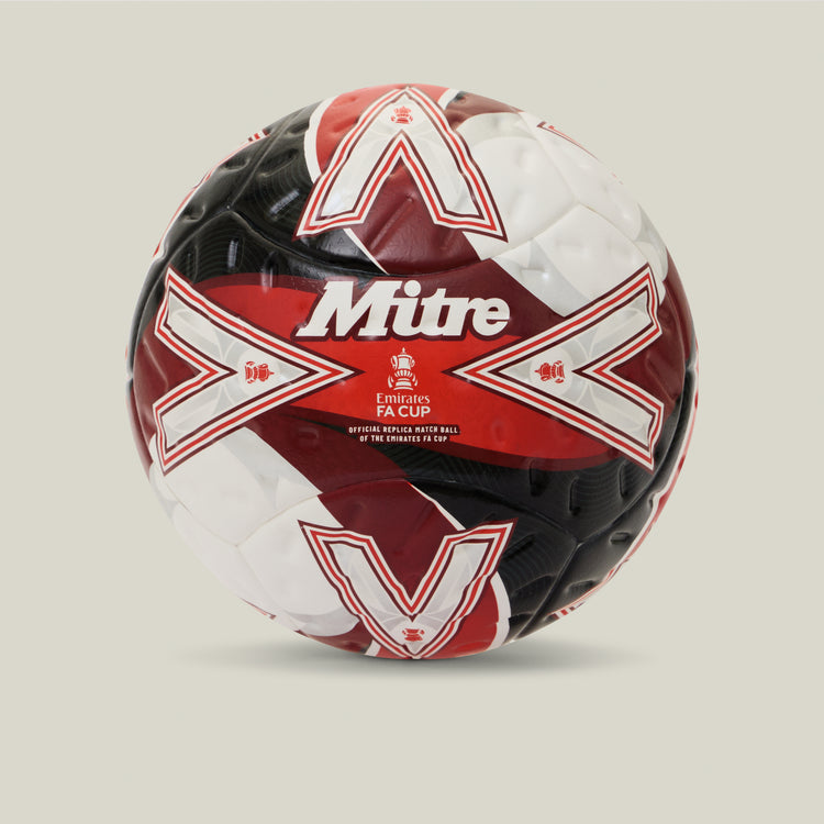 Emirates FA Cup Match Football White/Red/Black