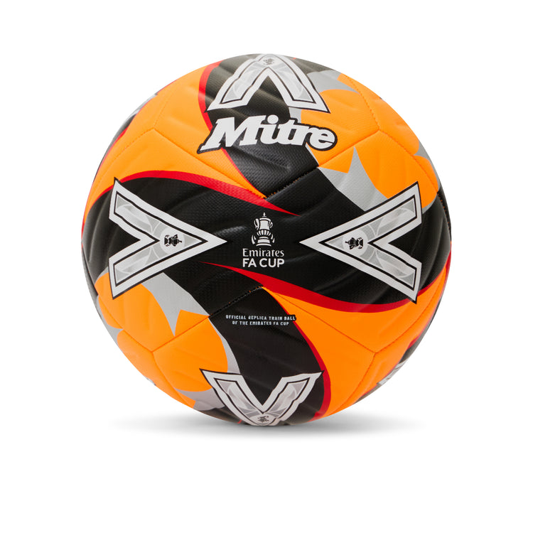 Emirates FA Cup Training Football Orange/Red/Black