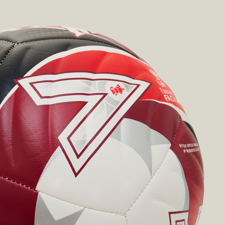Emirates FA Cup Train Football White/Red/Black