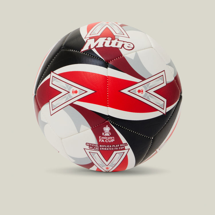 Emirates FA Cup Play Football White/Red/Black