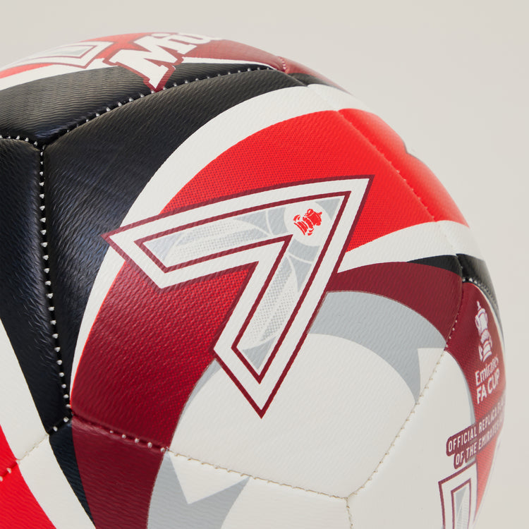 Emirates FA Cup Play Football White/Red/Black
