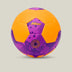 Personalised Football Orange/Purple