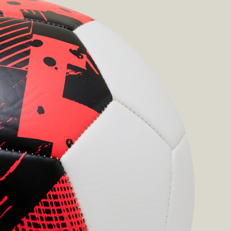 Personalised Football White/Black/Red