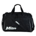 Front view of the Mitre Sunday League Kit Bag Black
