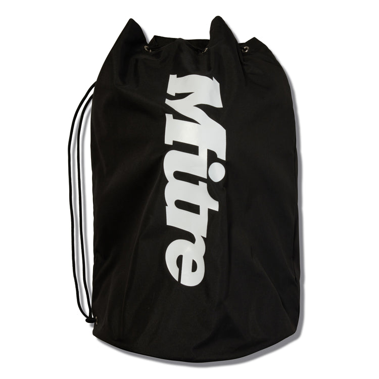 Front view of the Mitre Ball Sack 8 Black