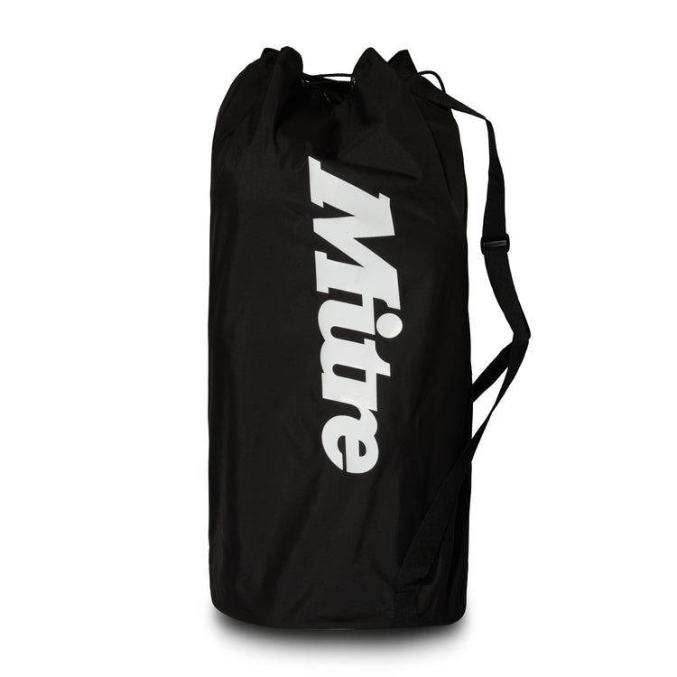 Front view of the Mitre Ball Sack 12 Black