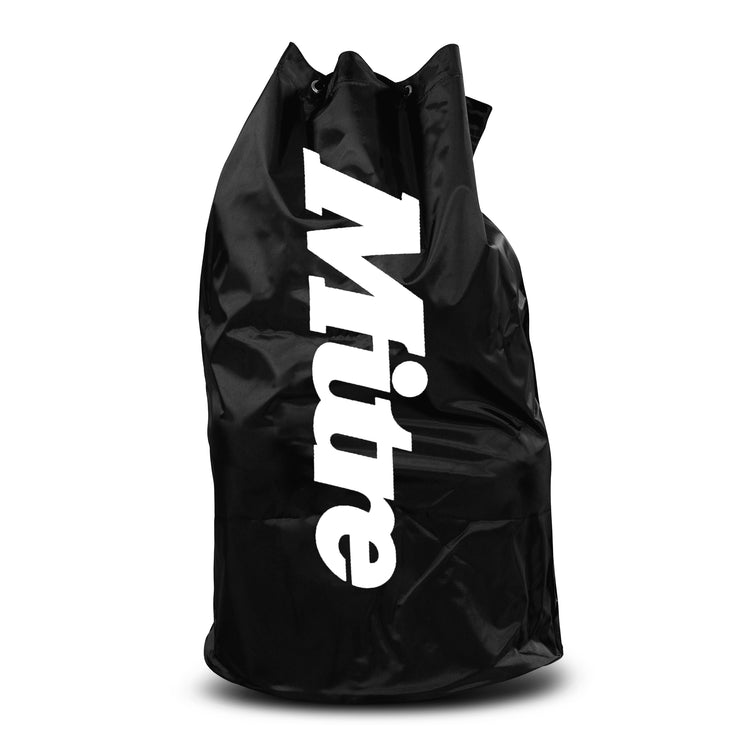 Front view of the Mitre Jumbo Ball Sack 20 Black