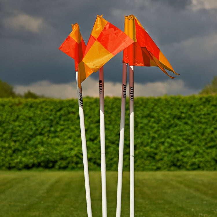 Foldable Corner Flags White